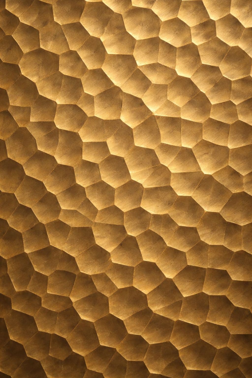 Golden honeycomb texture