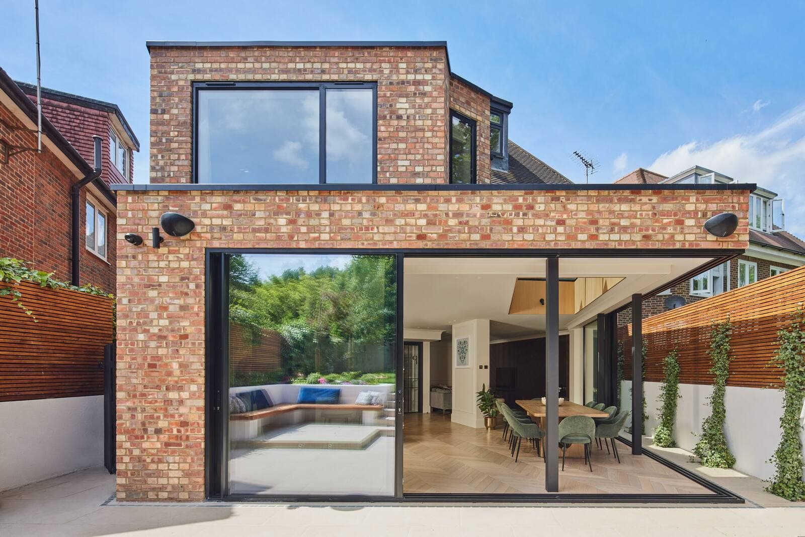 Completed rear extension